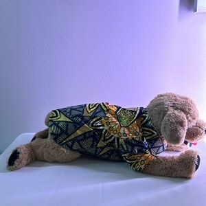 Beautiful Dog African Print Dog Shirt. Size: Large